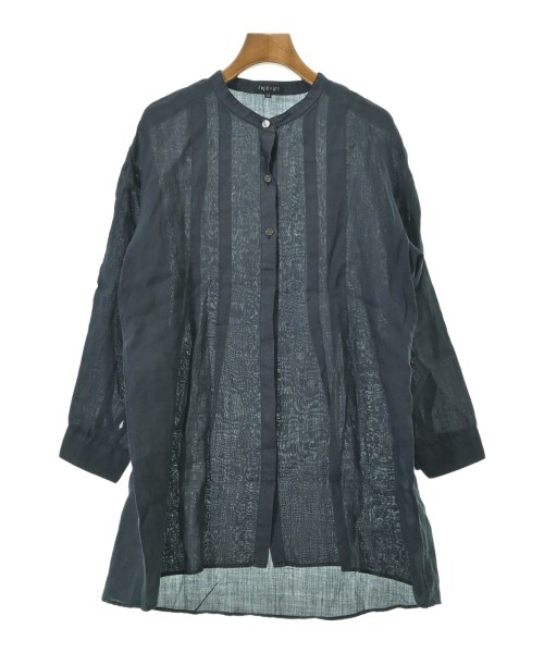 INDIVI（インディヴィ）カジュアルシャツ 紺 サイズ:38(M位) レディース/2200623332023