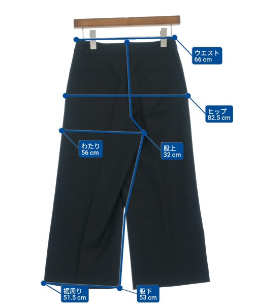 INDIVI（インディヴィ）スラックス 黒 サイズ:36(S位) メンズ/2200623332238