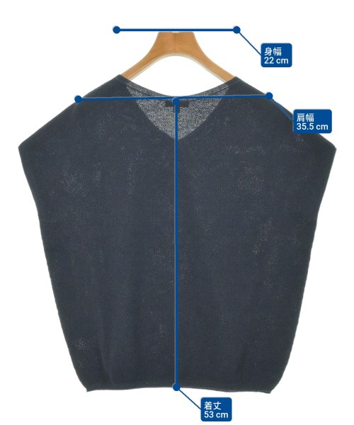 INDIVI（インディヴィ）ニット・セーター 紺 サイズ:F レディース/2200623795095