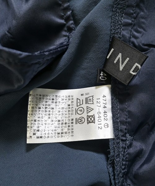 INDIVI（インディヴィ）スラックス 青 サイズ:40(L位) レディース/2200620244169