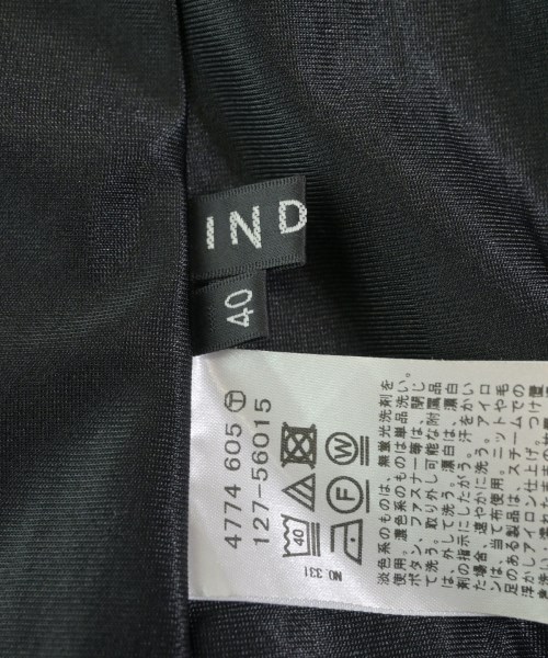 INDIVI（インディヴィ）ロング・マキシ丈スカート 黒 サイズ:40(L位) レディース/2200620244237