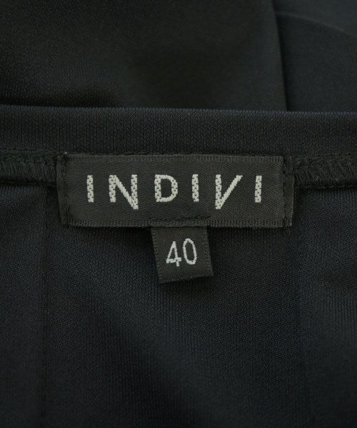 INDIVI（インディヴィ）Tシャツ・カットソー 黒 サイズ:40(L位) レディース/2200620244527