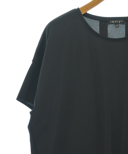 INDIVI（インディヴィ）Tシャツ・カットソー 黒 サイズ:40(L位) レディース/2200620244527