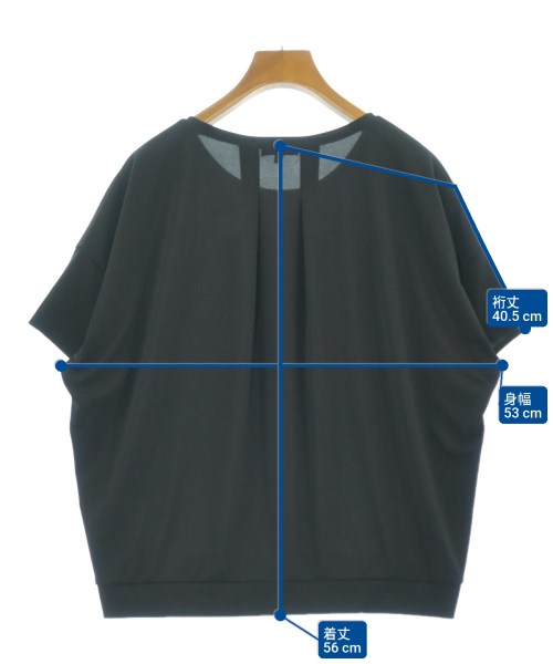 INDIVI（インディヴィ）Tシャツ・カットソー 黒 サイズ:40(L位) レディース/2200620244527