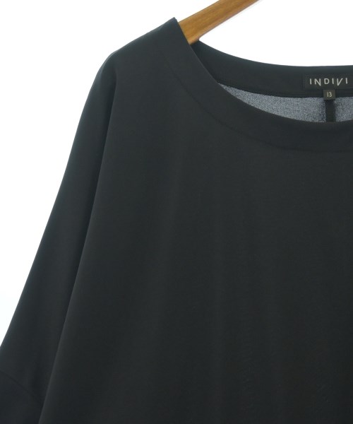 INDIVI（インディヴィ）Tシャツ・カットソー 黒 サイズ:13(XL位) レディース/2200620244534