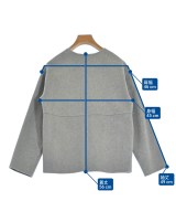 INDIVI（インディヴィ）ノーカラージャケット グレー サイズ:5(XS位) レディース/2200623057025