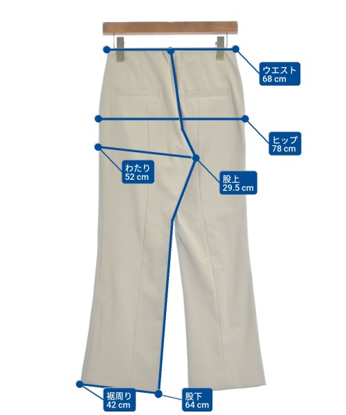 INDIVI（インディヴィ）スラックス ベージュ サイズ:7(S位) レディース/2200623057087