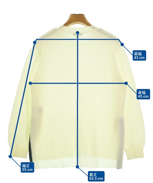 INDIVI（インディヴィ）ニット・セーター 白 サイズ:38(M位) レディース/2200624024026