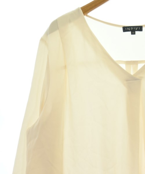 INDIVI（インディヴィ）カジュアルシャツ 白 サイズ:13(XL位) レディース/2200624995012