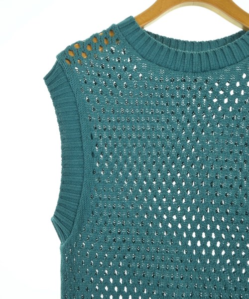 INDIVI（インディヴィ）ベスト 青 サイズ:34(XS位) レディース/2200636097063