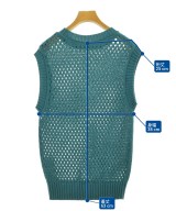 INDIVI（インディヴィ）ベスト 青 サイズ:34(XS位) レディース/2200636097063