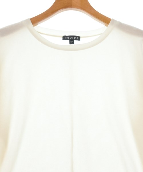 INDIVI（インディヴィ）Tシャツ・カットソー 白 サイズ:05(XXS位) レディース/2200638396041