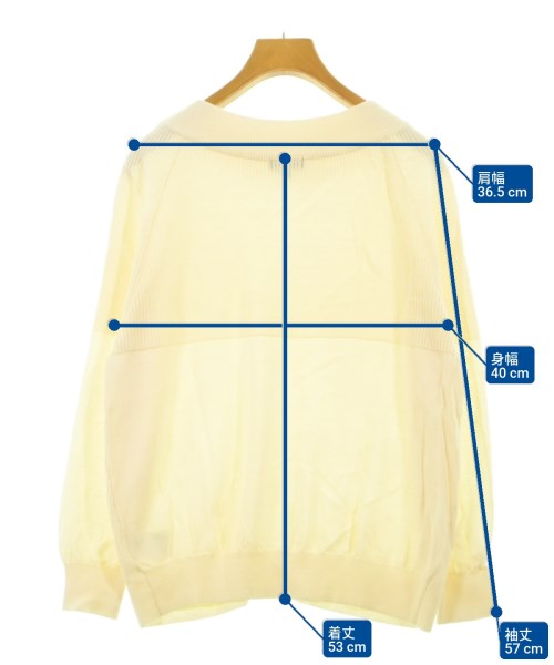 INDIVI（インディヴィ）ニット・セーター 黄 サイズ:38(M位) レディース/2200624859079