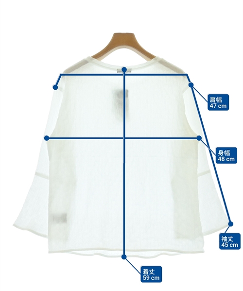 INDIVI（インディヴィ）ブラウス 白 サイズ:38(M位) レディース/2200624859116