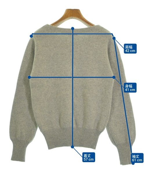 INDIVI（インディヴィ）ニット・セーター グレー サイズ:38(M位) レディース/2200625924134