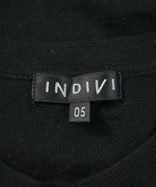 INDIVI（インディヴィ）カーディガン 黒 サイズ:05(XXS位) レディース/2200623977040