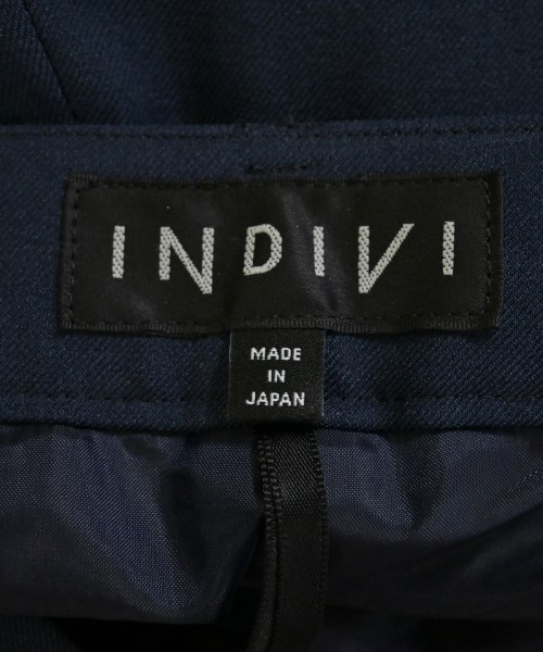 INDIVI（インディヴィ）スラックス 紺 サイズ:38(M位) レディース/2200632767021