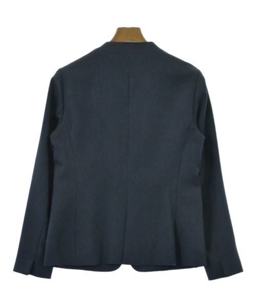 INDIVI（インディヴィ）ノーカラージャケット 紺 サイズ:40(L位) レディース/2200621889086