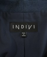 INDIVI（インディヴィ）ノーカラージャケット 紺 サイズ:40(L位) レディース/2200621889086