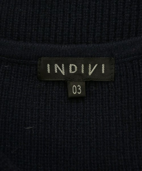 INDIVI（インディヴィ）ニット・セーター 紺 サイズ:03(XXS位) レディース/2200620992114