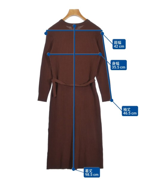 INDIVI（インディヴィ）ワンピース 赤 サイズ:05(XXS位) レディース/2200620992404