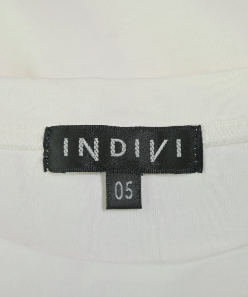 INDIVI（インディヴィ）Tシャツ・カットソー 白 サイズ:05(XXS位) レディース/2200620992596
