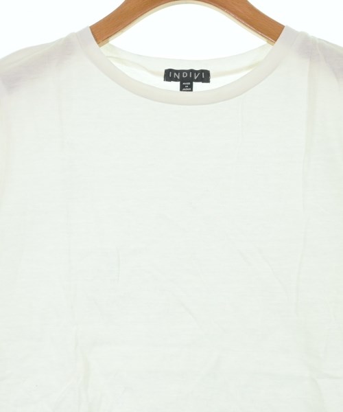 INDIVI（インディヴィ）Tシャツ・カットソー 白 サイズ:05(XXS位) レディース/2200620992602