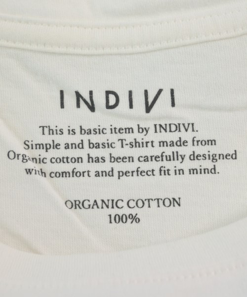 INDIVI（インディヴィ）Tシャツ・カットソー 白 サイズ:05(XXS位) レディース/2200620992657