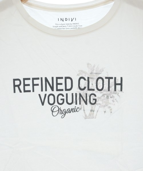 INDIVI（インディヴィ）Tシャツ・カットソー 白 サイズ:05(XXS位) レディース/2200620992657