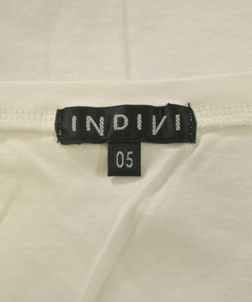 INDIVI（インディヴィ）Tシャツ・カットソー 白 サイズ:05(XXS位) レディース/2200620992664