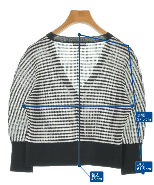 INDIVI（インディヴィ）カーディガン 黒 サイズ:05(XXS位) レディース/2200620992695