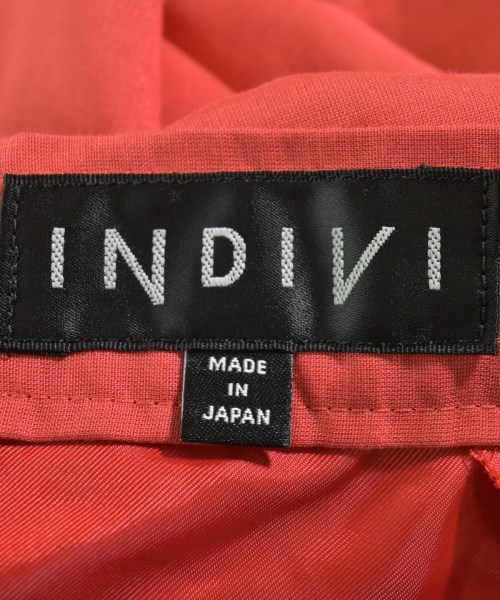 INDIVI（インディヴィ）ロング・マキシ丈スカート 赤 サイズ:05(XXS位) レディース/2200620992824