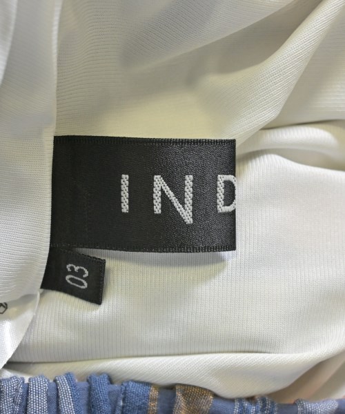 INDIVI（インディヴィ）ロング・マキシ丈スカート 青 サイズ:3(L位) レディース/2200620992954