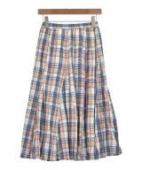 INDIVI（インディヴィ）ロング・マキシ丈スカート 青 サイズ:3(L位) レディース/2200620992954