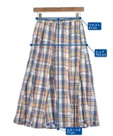 INDIVI（インディヴィ）ロング・マキシ丈スカート 青 サイズ:3(L位) レディース/2200620992954