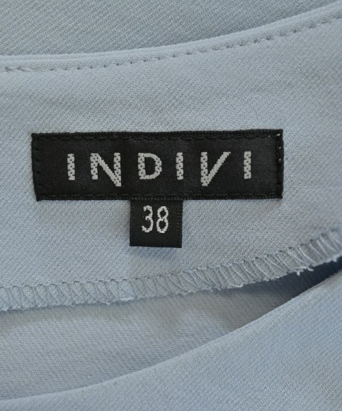 INDIVI（インディヴィ）カジュアルシャツ 青 サイズ:38(M位) レディース/2200625153022