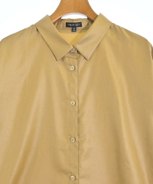 INDIVI（インディヴィ）カジュアルシャツ ベージュ サイズ:38(M位) レディース/2200626171063