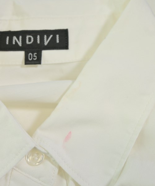 INDIVI（インディヴィ）カジュアルシャツ 白 サイズ:05(XXS位) レディース/2200632236169