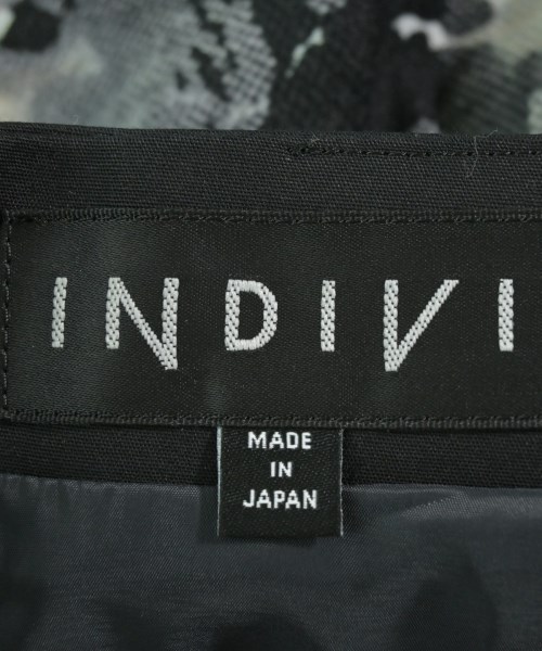 INDIVI（インディヴィ）ひざ丈スカート 黒 サイズ:38(M位) レディース/2200634597169