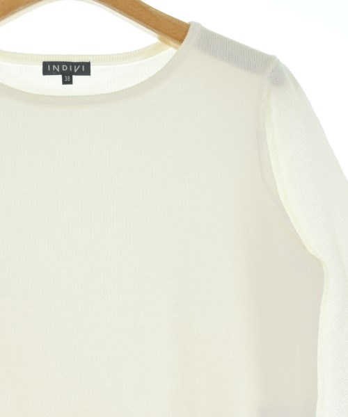 INDIVI（インディヴィ）ニット・セーター 白 サイズ:38(M位) レディース/2200625195039