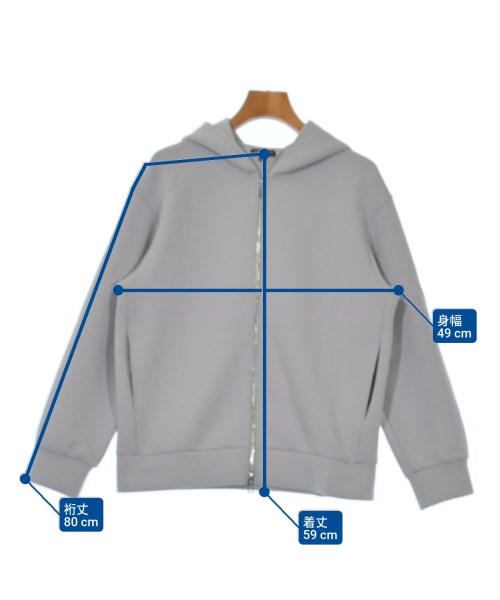 INDIVI（インディヴィ）パーカー グレー サイズ:38(M位) レディース/2200632025022