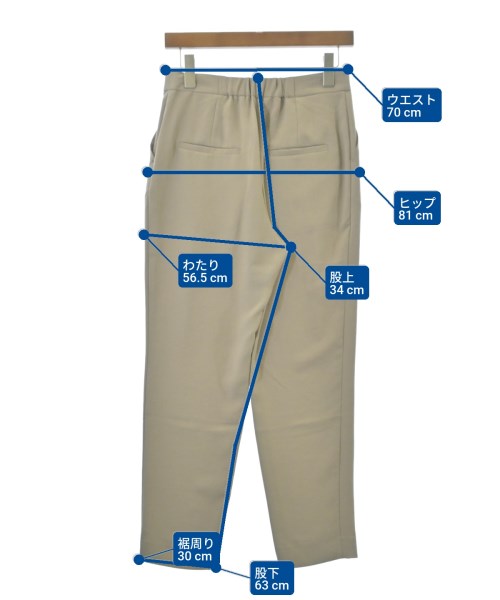 INDIVI（インディヴィ）スラックス グレー サイズ:38(M位) レディース/2200632025244