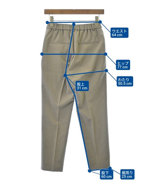 INDIVI（インディヴィ）スラックス ベージュ サイズ:36(S位) レディース/2200626609030