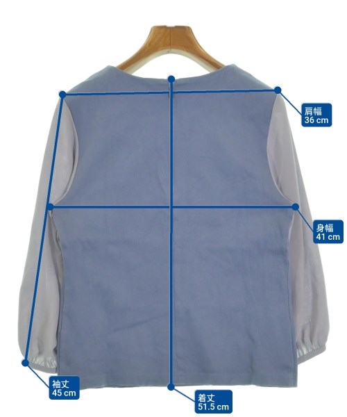 INDIVI（インディヴィ）Tシャツ・カットソー 青 サイズ:38(M位) レディース/2200626609047