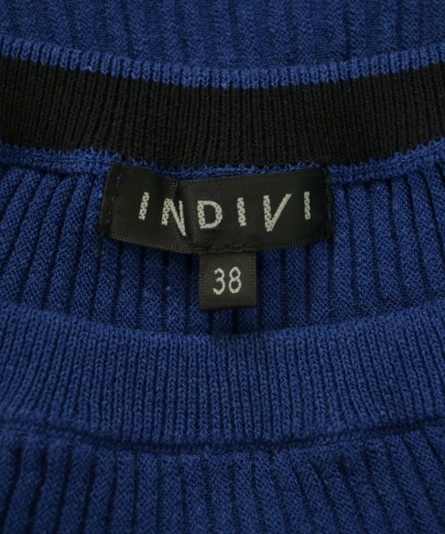 INDIVI（インディヴィ）ニット・セーター 青 サイズ:38(M位) レディース/2200626609061