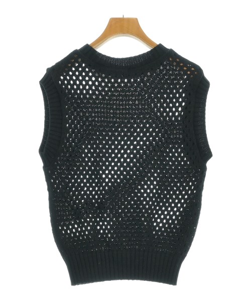 INDIVI（インディヴィ）ベスト 黒 サイズ:05(XXS位) レディース/2200631605072