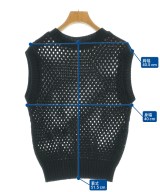 INDIVI（インディヴィ）ベスト 黒 サイズ:05(XXS位) レディース/2200631605072