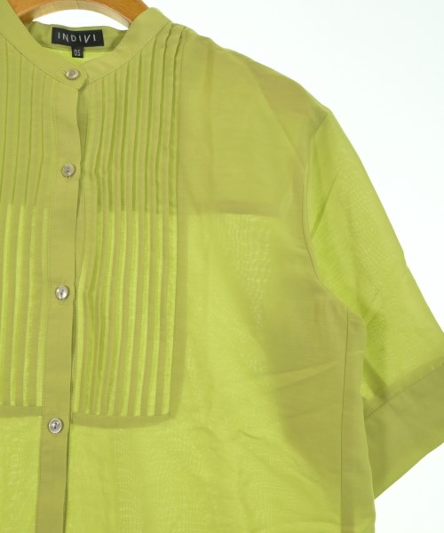 INDIVI（インディヴィ）カジュアルシャツ 緑 サイズ:05(XXS位) レディース/2200631605195