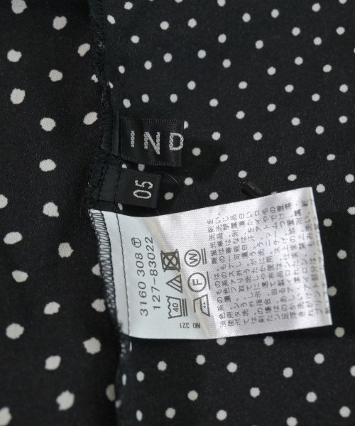 INDIVI（インディヴィ）ブラウス 黒 サイズ:05(XXS位) レディース/2200631605294