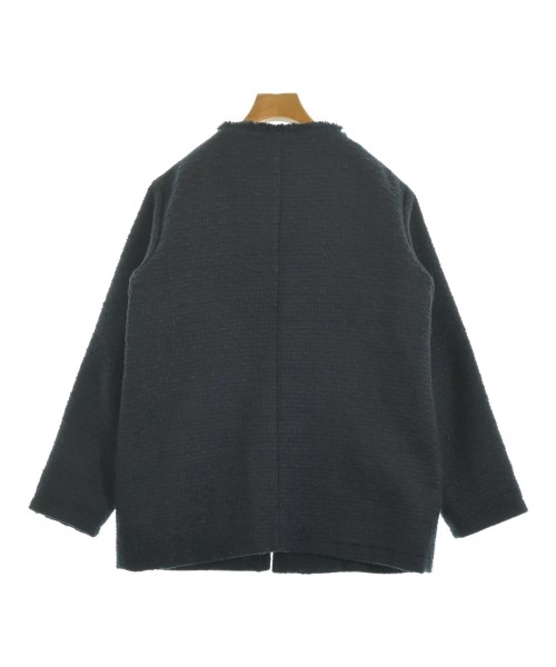 INDIVI（インディヴィ）ノーカラージャケット 黒 サイズ:38(M位) レディース/2200627249068